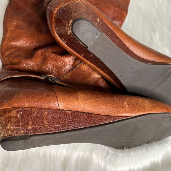Aldo Wedge Boots Ankle and Calf Adjustments Size 8 - Picture 8 of 8